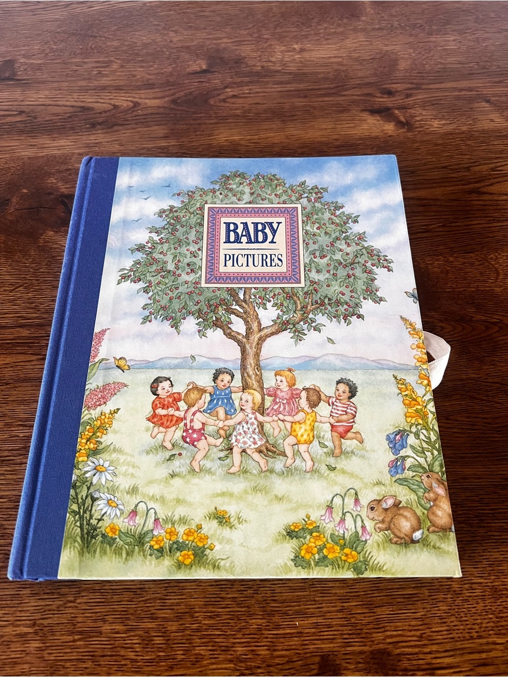 Vintage Hardcover Baby Pictures Photo Album